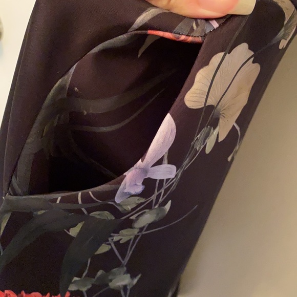 Like new Ted Baker floral fit & flare dress - Picture 5 of 5